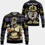 Joseph Joestar Anime Jjba Xmas Ugly Christmas Knitted Sweater