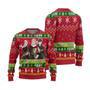 Jujutsu Kaisen Characters Knitted Ugly Christmas Sweater Red