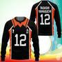 Karasuno Tadashi Yamaguchi Uniform Sweatshirt Num Haikyuu Anime