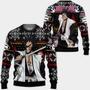 Kenpachi Zaraki Ugly Christmas Sweater Custom Anime BL Xmas Gifts