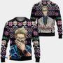 Kento Nanami Custom Anime Jujutsu Kaisen Gift For Fan Anime Christmas Ugly Sweater