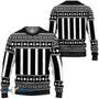 Kimetsu Obanai Iguro BlackWhite Custom Gift For Fan Anime Christmas Ugly Sweater