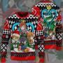 Kingdom Hearts Sweater Sora Roxas Ventus Black Red Ugly Sweater