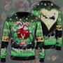 Kingdom Hearts Ugly Sweater Sora Kairi Christmas Wreath Green Sweater