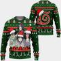 Konoha Team Nrt Anime Xmas Ugly Christmas Knitted Sweater