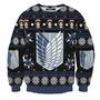 Levi Ackerman Wool Knitted Sweater Christmas Attack On Titan Sweater