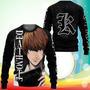 Light Yagami Sweatshirt Anime Death Note Merch