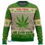 Lit This Year Weed Gift For Fan Anime Christmas Ugly Sweater