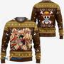 Luffy Gomu Gomu One Piece Anime Gift For Fan Anime Christmas Ugly Sweater