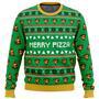 Merry Pizza Ugly Christmas Sweater