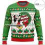 Mickey Mouse Merry Christmas Green Red Christmas Ugly Wool Sweater Christmas Gift For Kid Adult