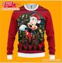 Mickey Red Christmas Ugly Wool Sweater Christmas Gift For Kid Adult