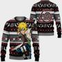 Minato Namikaze Ugly Christmas Sweater Custom Anime