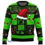 Minecraft Creepr Gift For Fan Anime Christmas Ugly Sweater