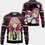 Mitsuri Kanroji Ugly Christmas Sweater Custom Anime Kimetsu Xmas Gifts