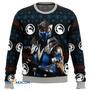 Mortal Kombat Sub Zero Custom Gift For Fan Anime Christmas Ugly Sweater