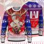 My Hero Academia Sweater Reindeer Todoroki Shouto Blue Red White Ugly Sweater