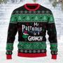 My Patronus Is A Grinch Christmas Ugly Wool Sweater Christmas Gift For Kid Adult