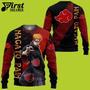 Nagato Pain Akatsuki Naruto Christmas Sweater Custom Anime Akatsuki Ugly Christmas Sweater - Chow