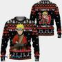 Naruto Sage Naruto Anime Black Custom Gift For Fan Anime Christmas Ugly Sweater