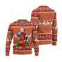 Naruto Uzumaki Knitted Ugly Christmas Sweater Orange x Red