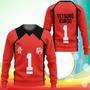 Nekoma Tetsuro Kuroo Sweatshirt Number Uniform Haikyuu Anime Printed Sweaters