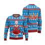 Neon Genesis Evangelion Ugly Christmas Sweater Rei Knitted Sweatshirt