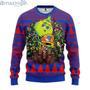 New York Rangers Grinch Hug Christmas Ugly Wool Sweater Christmas Gift For Kid Adult