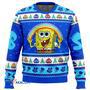 Nickelodeon Cartoons Rainbow SpongeBob Gift For Fan Anime Christmas Ugly Sweater