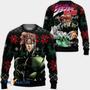 Noriaki Kakyoin JJBA Custom Gift For Fan Anime Christmas Ugly Sweater