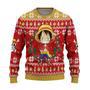 One Piece Anime Monkey D. Luffy Ugly Sweater Gifts