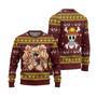 One Piece Luffy Gun Punches Ugly Christmas Sweater