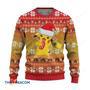 Pikachu Pokemon Anime Red Ugly Sweater