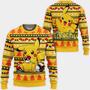 Pikachu Ugly Christmas Sweater Custom Anime Pokemon Xmas Gifts