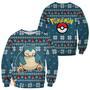 Pixel Pokemon Snorlax Custom Gift For Fan Anime Christmas Ugly Sweater