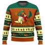 Pokemon Anime Eating Candy Cane Charizard Ugly Sweater