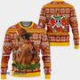 Portgas Ace One Piece Anime OrangeYellow Custom Gift For Fan Anime Christmas Ugly Sweater