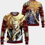 Reinhard Heydrich Anime Dies Irae Red Custom Gift For Fan Anime Christmas Ugly Sweater