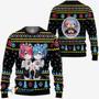 Rem Ram Anime ReZero Custom Gift For Fan Anime Christmas Ugly Sweater