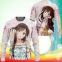 Rent A Girlfriend Ichinose Chizuru Sweatshirt Anime Printed Sweaters