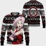 Sakura Haruno Ugly Christmas Sweater Custom Anime