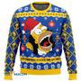 Santa Homer The Simpsons Custom Gift For Fan Anime Christmas Ugly Sweater