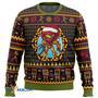 Santa Samus Aran Metroid Gift For Fan Anime Christmas Ugly Sweater