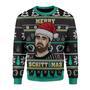 Schitts Creek Christmas Sweater Merry Schittsmas Black Green Ugly Sweater