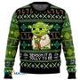 Season It Is Jolly To Be Yoda Gift For Fan Anime Christmas Ugly Sweater