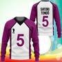 Shiratorizawa Satori Tendo Sweatshirt Uniform Num Haikyuu Anime Printed Sweater