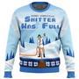 Shitter was Full National Lampoon's Christmas Vacation Ugly Christmas Sweater