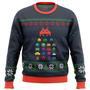 Space Invaders Ugly Christmas Sweater