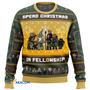 Spend Christmas in Fellowship The Lord of the Rings Gift For Fan Anime Christmas Ugly Sweater