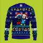 Stitch And Mickey Navy Christmas Ugly Wool Sweater Christmas Gift For Kid Adult